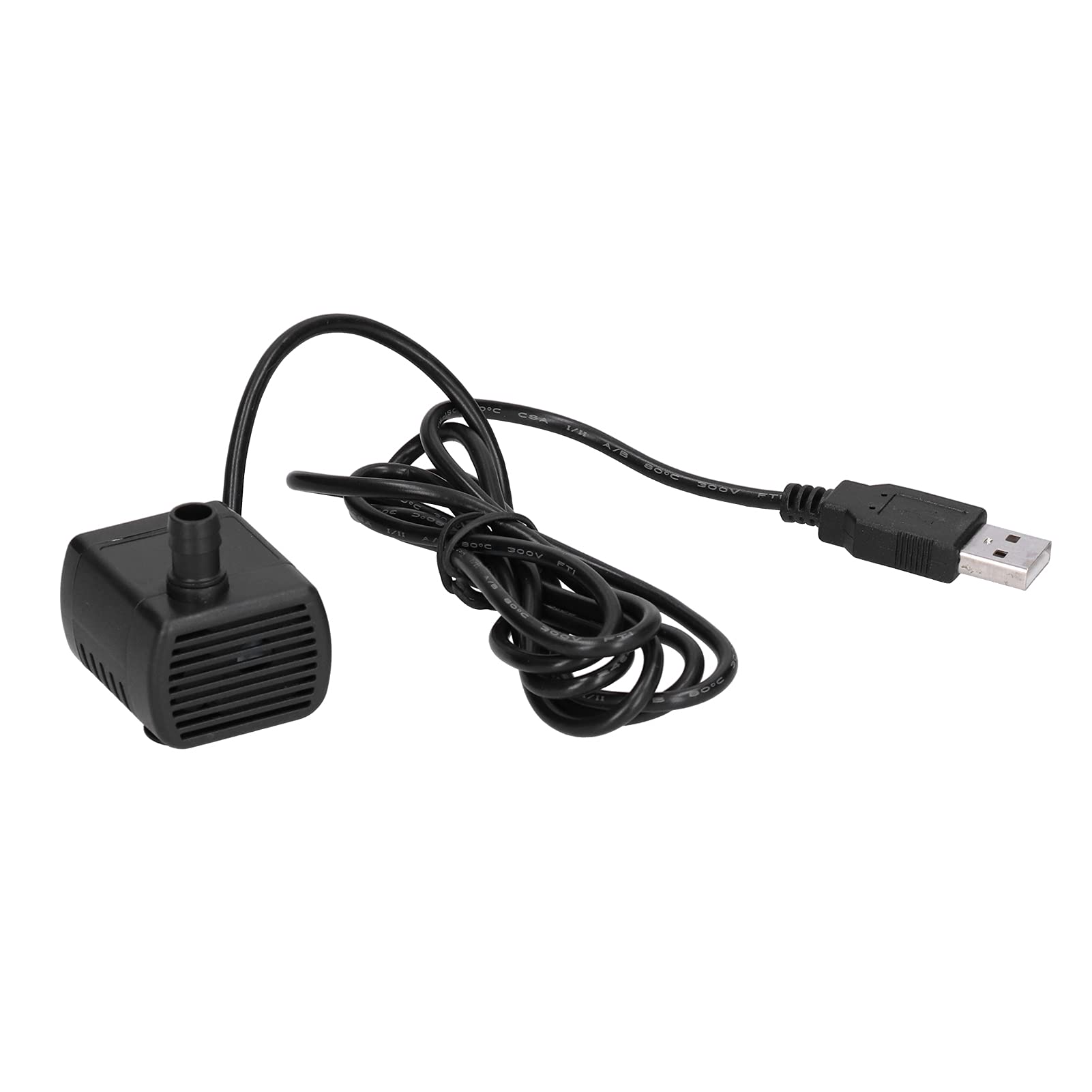 Jelquix Mini Submersible Pump 12V Dc Brushless High-Performance Usb Water Pump 230L/H For Aquarium And Garden Use
