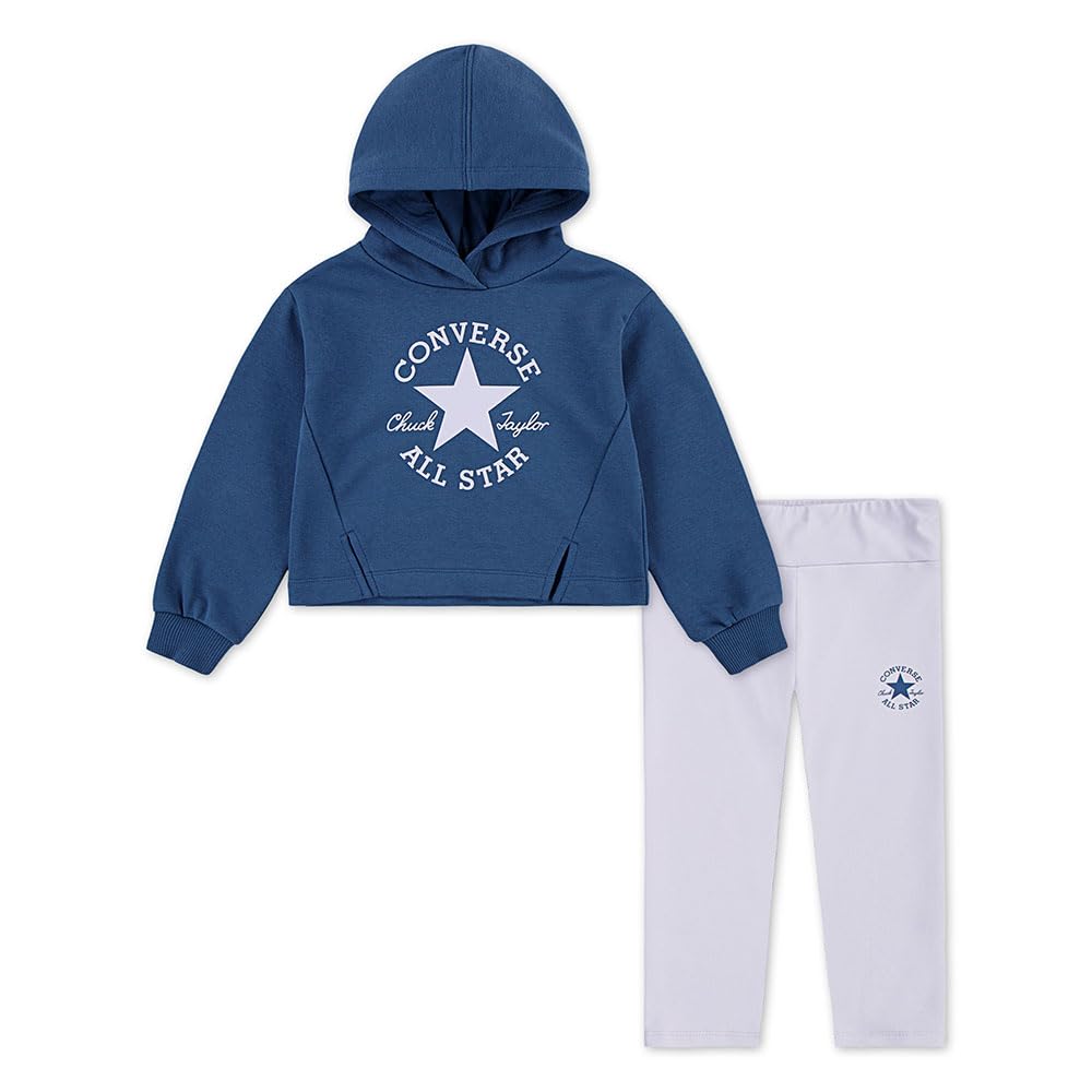 Converse Cnvg Dctp Hoodie & Legging Set T-Shirt Bambine e ragazze