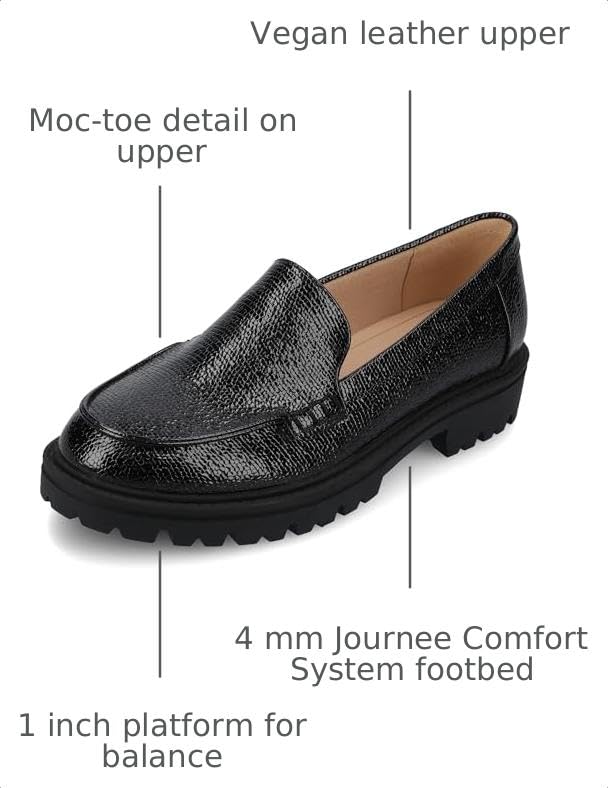 Image of Journee Women's Comfort System Erika Medium and Wide Width Loafer