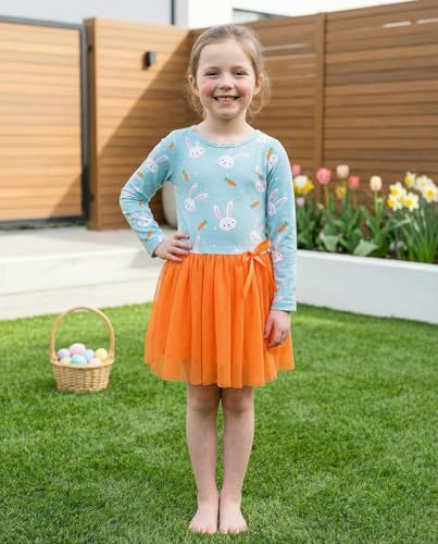 Image of Girls Long Sleeve Tulle Tutu Dresses for Kid and Toddler