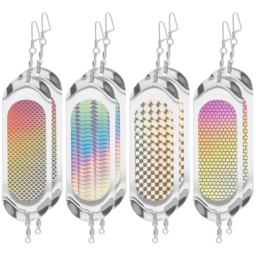 Leurres de pêche plaqués chrome Kokanee Dodger de 11,9 cm de qualité supérieure