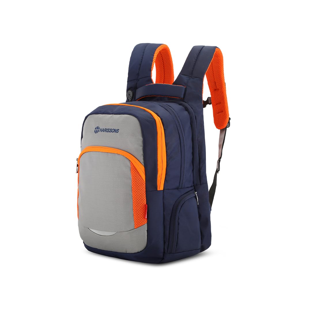 HARISSONS Xeno 39L Waterproof & Anti Sweat Laptop Backpacks for Men & Women | Fits 15.6" Laptop with Ergo Backstraps, Sternum Support & Rain Cover | Ideal for School & Travel (Blue) (B0716NSXGL) Amazon Price History, Amazon Price Tracker
