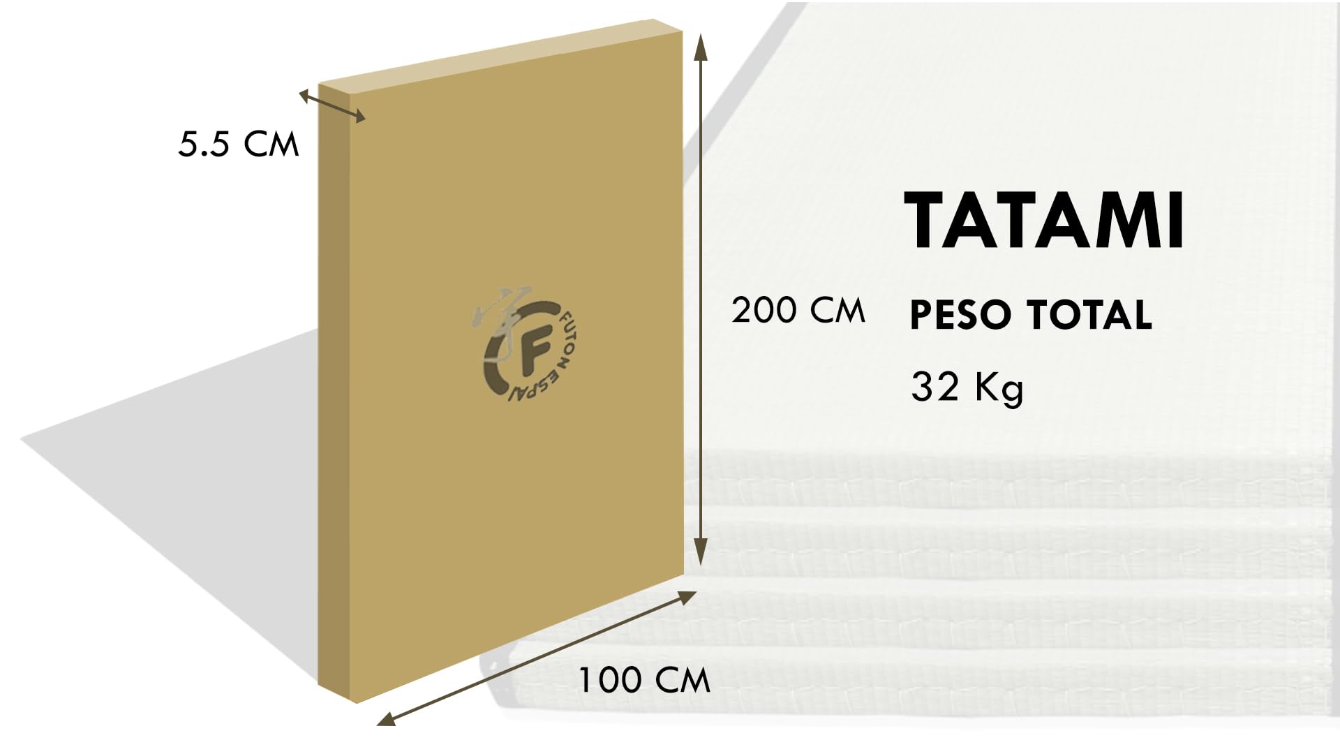 Tatami, 200x100x5,5 cm