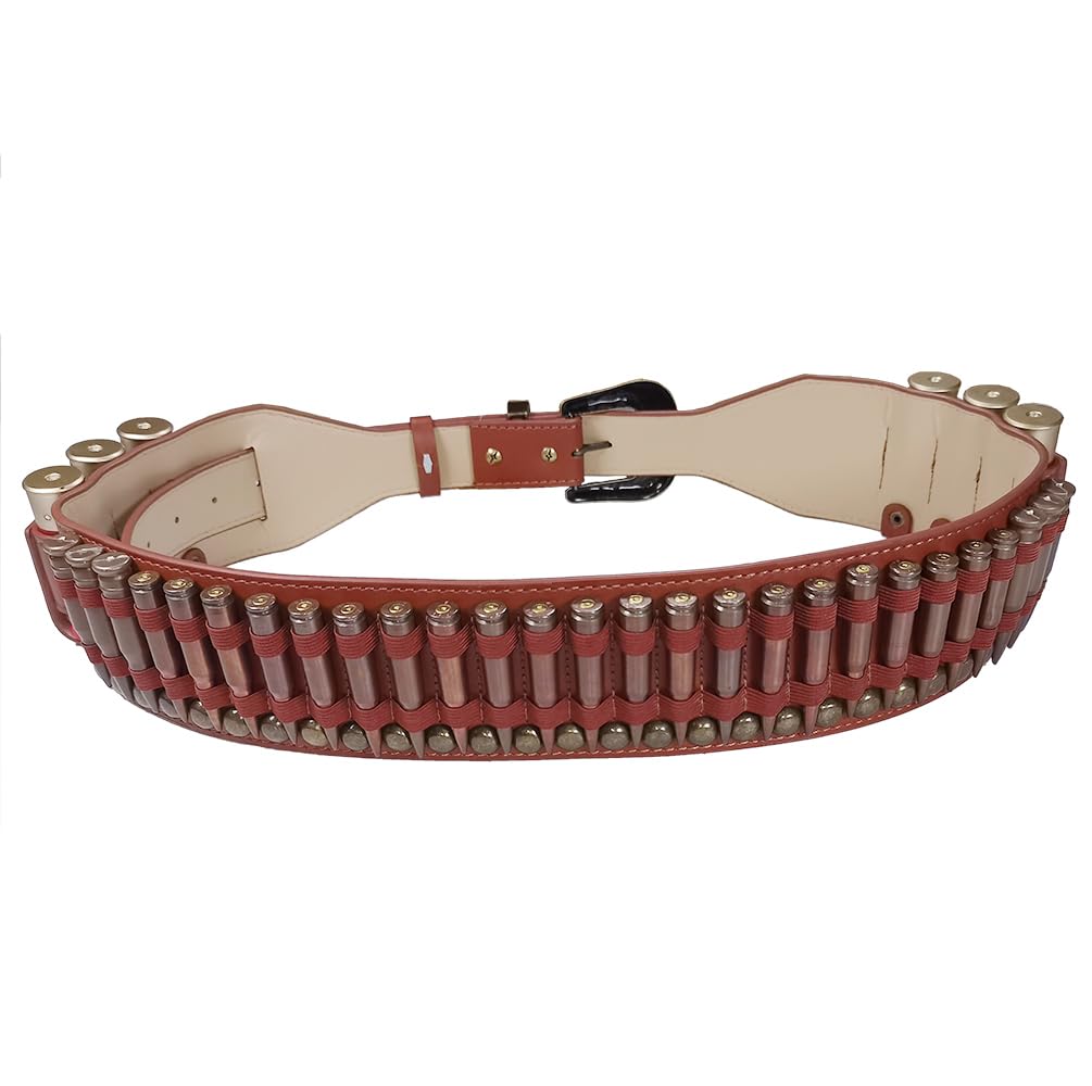 Tactical Ammunition Belt 6 Round 12GA Shotgun Shell + 27 Round Rifle Cartridge Holder