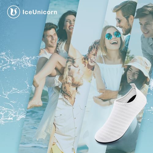 Image of IceUnicorn Water Shoes Men Women Beach Swim Aqua Barefoot Socks Pool Quick Dry Yoga