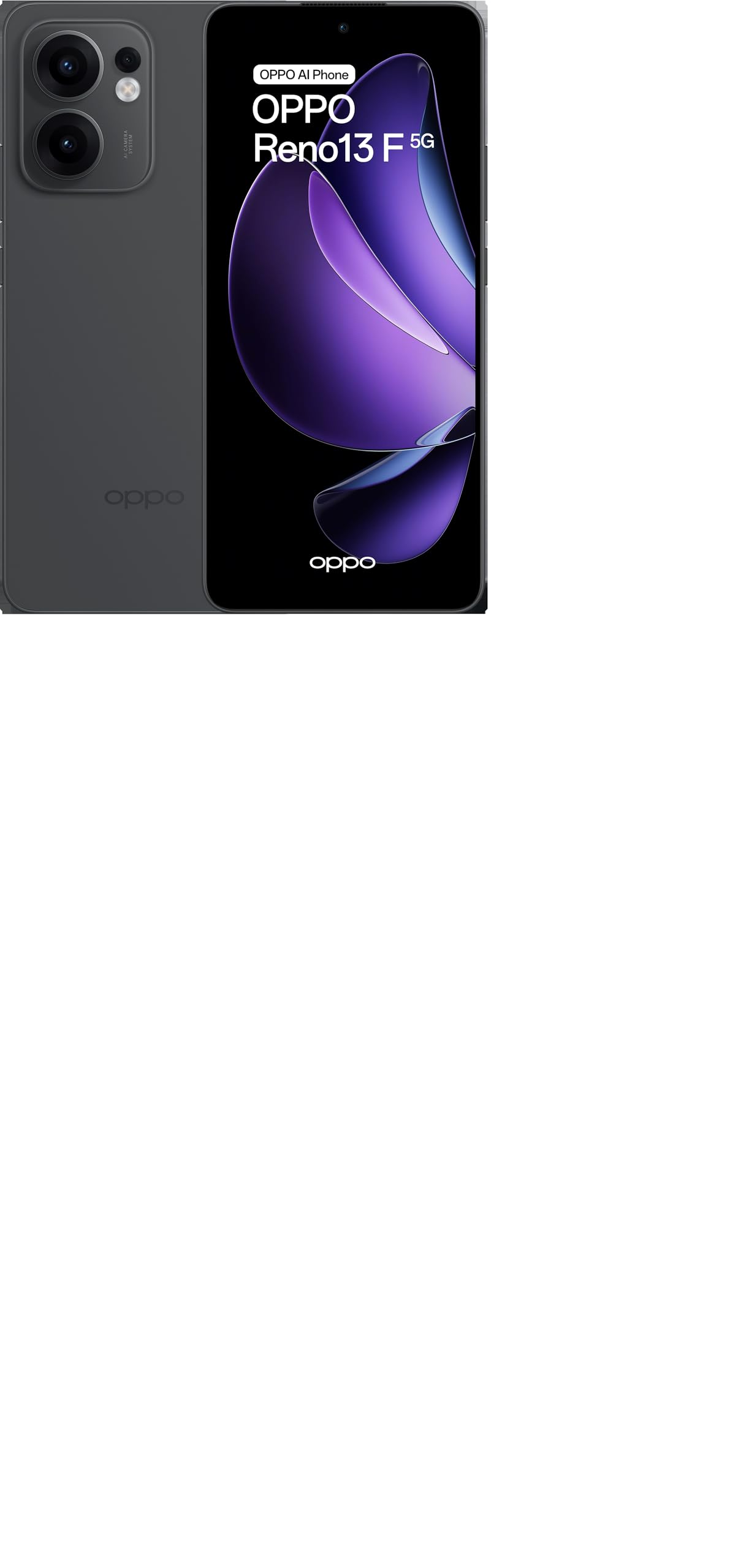 oppo reno 13f 5g smartphone tripleslim grafite