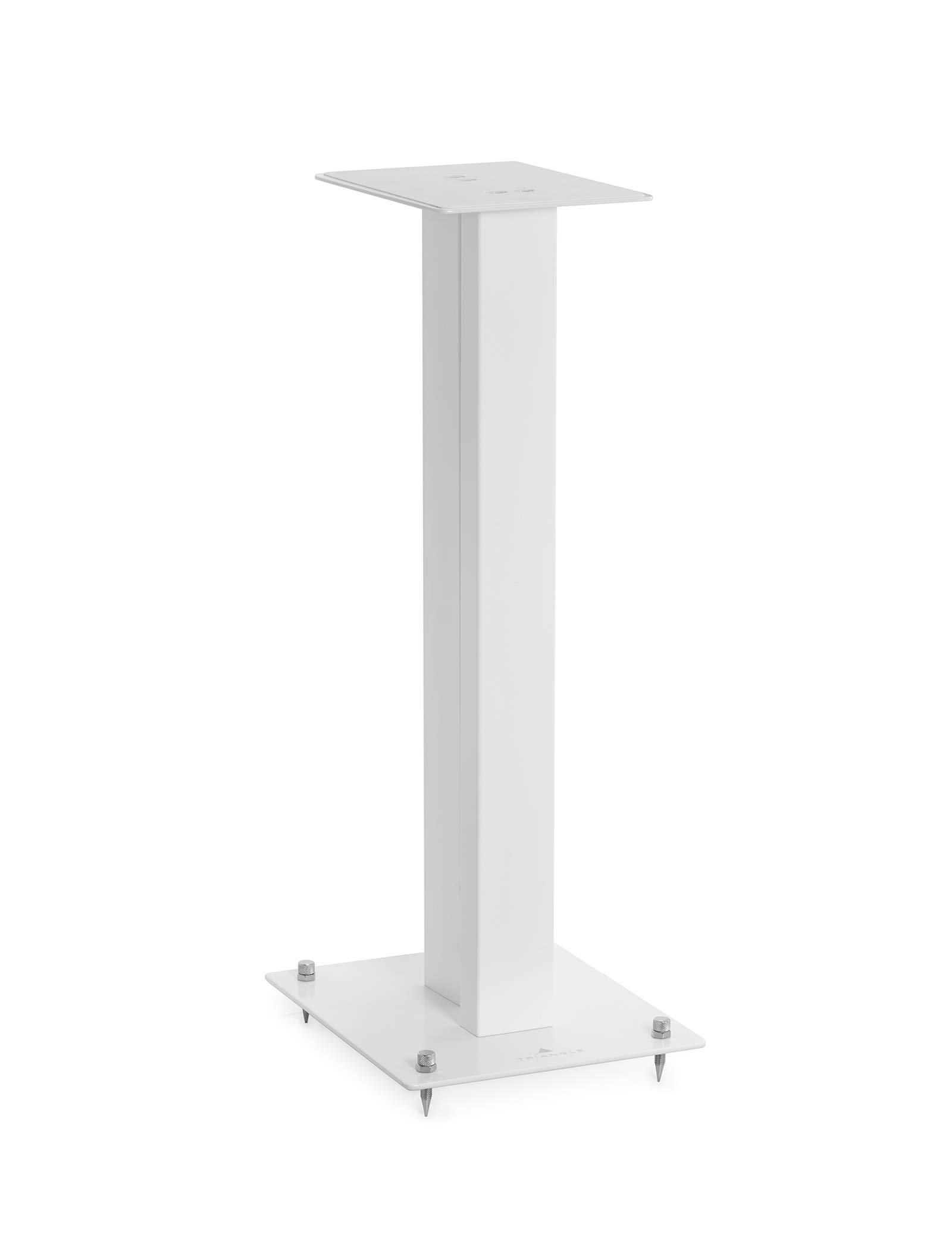 Triangle – Supporti per Diffusori S02 per Diffusori da Libreria Hi-Fi & Home Cinema - Altezza 596 mm - Supporti a Compatibilità Universale - Bianco (Coppia)