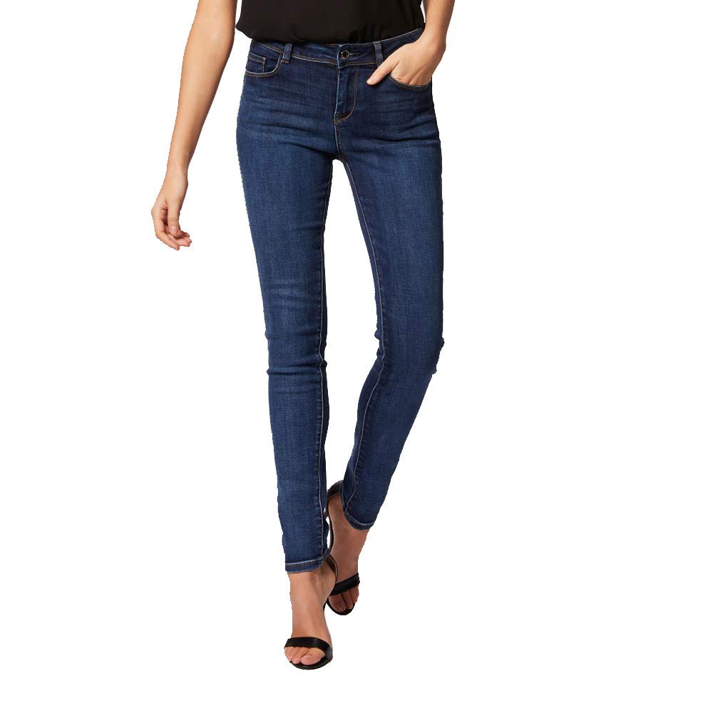 Morgan Standard Waist Slim Fit Pocket Jeans, Stone, UK 6