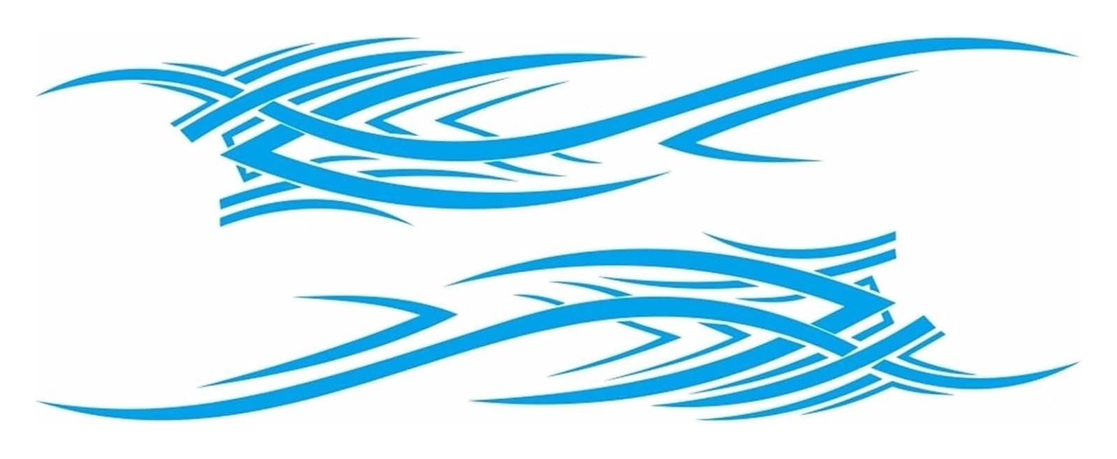 2Pcs Auto Side Body Vinyl Stickers, Universal Vehicle Styling Exterior Modification Accessories