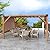 12'X 14' Cedar Wood Pergola, Wood Patio Pergola with Retractable Shade Canopy, Rot Resistant, Durable, for Backyard, Garden, Deck, Outdoor Entertaining