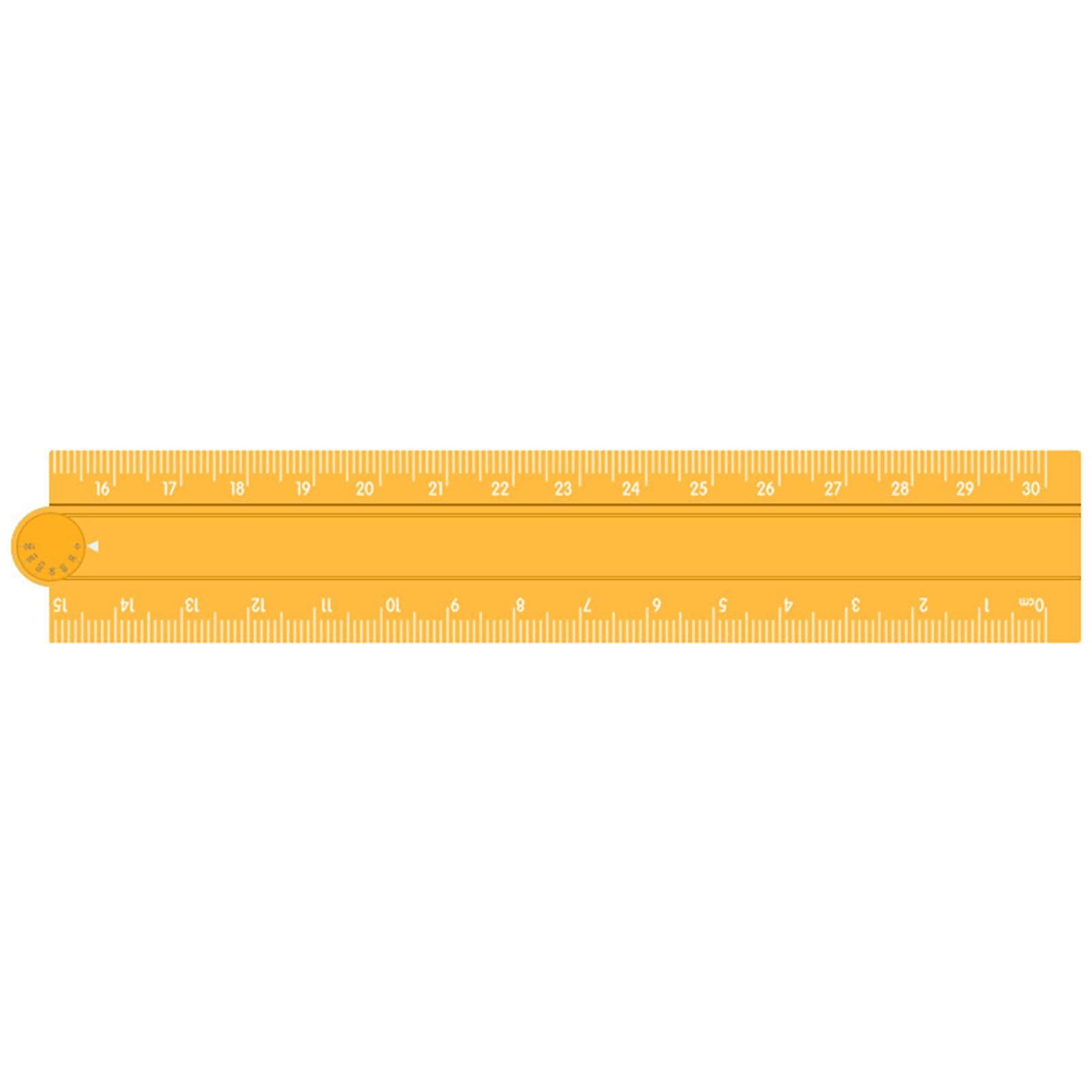 Multifunctional Aluminum Alloy Efficient Foldable Ruler for Measuring in Construction and DIYer Projects Drawing Metric Foldable Ruler