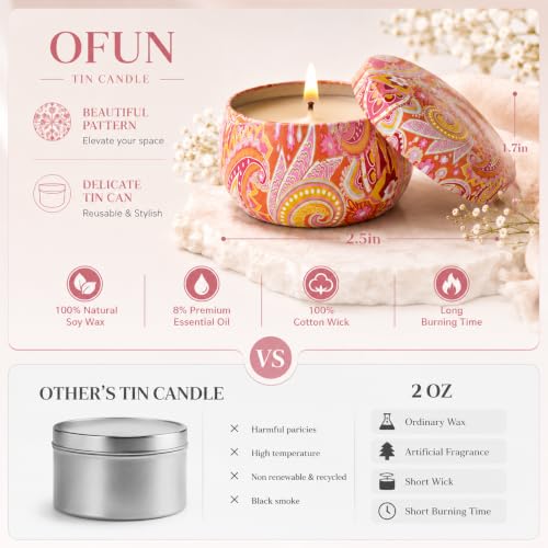 Scented Candles Gifts Set for Women, 9 Pack Aromatherapy Candles Pack Soy Wax Include Lavender, Jasmine and Vanilla Scented for Wedding, Bridesmaid, Birthday, Valentine's, Mother's Day, Bath, Yoga - Image 4