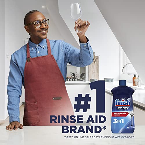 Image of Finish Jet Dry Dishwasher Rinse Aid, 8.45 Ounce