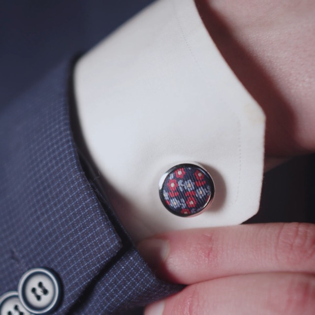 OTOTEC Coppia Di Gemelli In Cristallo Rosso Alla Moda Classico Camicia Gemelli Manica Gemelli Gemelli Collegamento Gioielli Padre Sposo Abbigliamento Decorazione Accessori - Foto 2