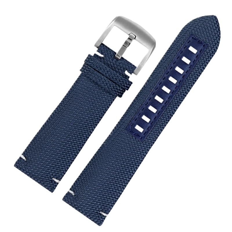 Correa de nailon 22mm Mido Navigator M026.629 Ocean Star lona impermeable 6