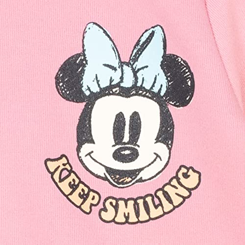 Disney Minnie Mouse Toddler Girls Pullover Sweatshirt & Leggings & Scrunchie Pink/White 2T #TOP5