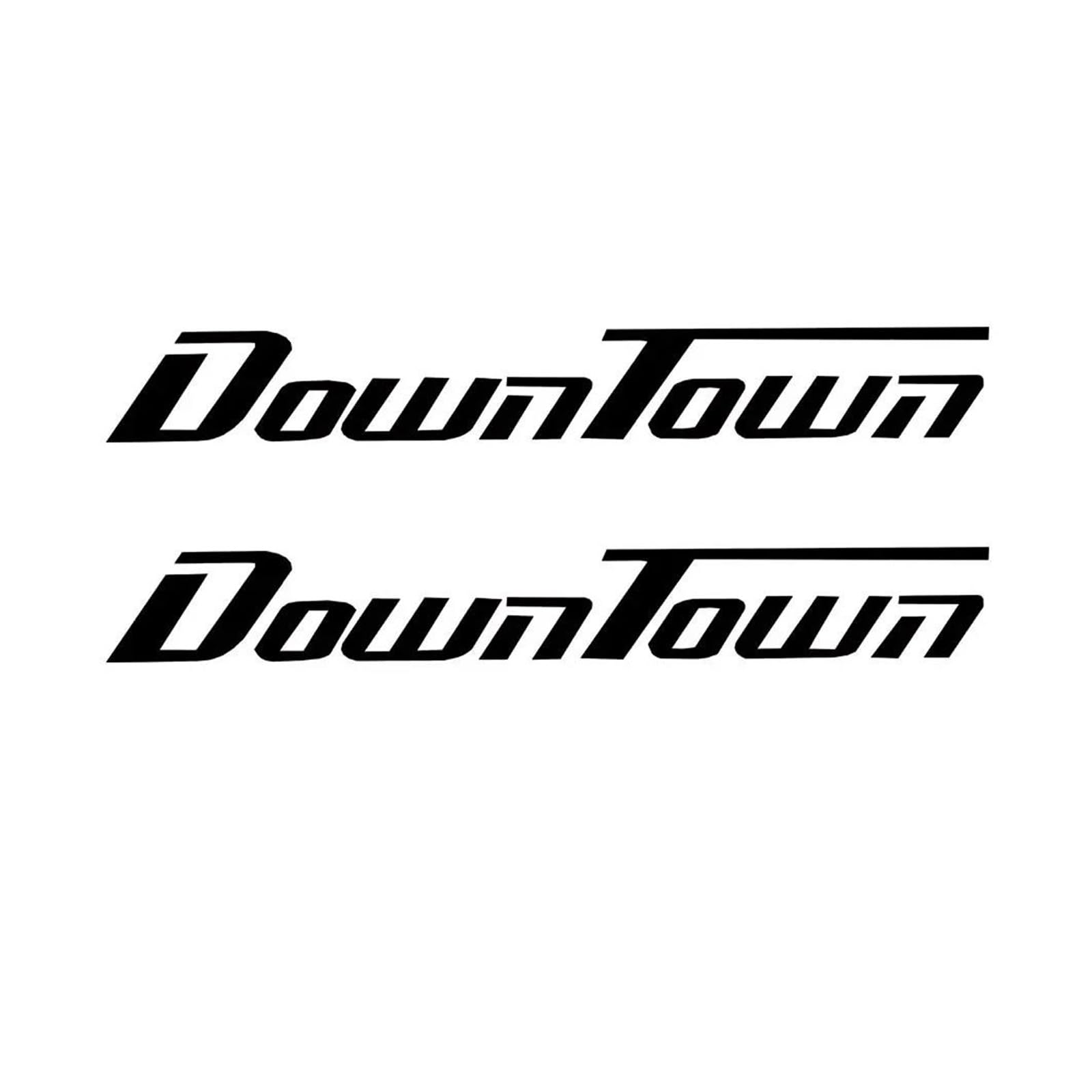 Decoration for Downtown 125i 200i 250i 300i Down Town 250 350 Glow Stickers Waterproof Reflection Decals Decoration(Black)