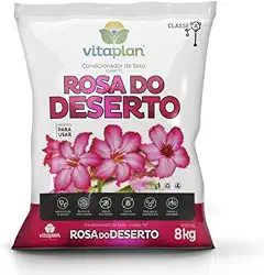 8kg Substrato para Rosa do Deserto Pronto para Uso Jardim Plantas