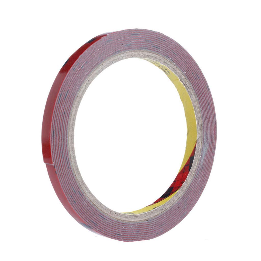 Kuvuiuee Sticky Tape 0.6/1/2CM 3M Automotive Double Sided Attachment Foam Tape Car Auto Truck Van