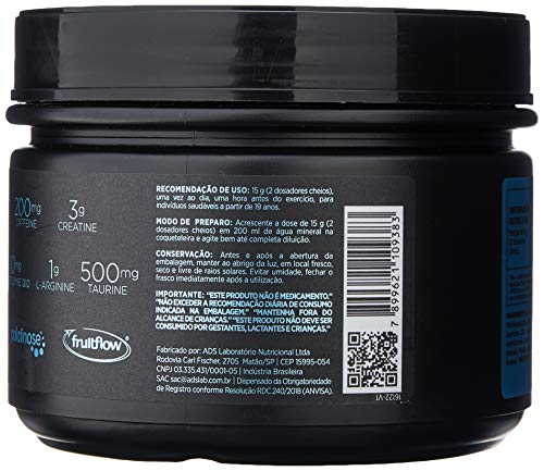X Pre-Workout (225G) - Sabor Blue Ice, Atlhetica Nutrition