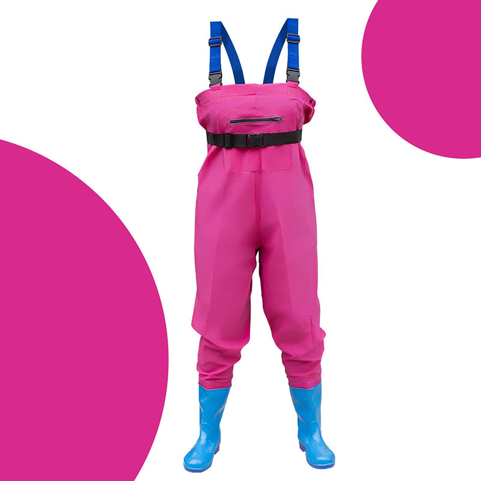 Mono Resistente para Hombre, vadeador para niños, Equipo Ligero para Actividades al Aire Libre, Pesca, Senderismo y Camping