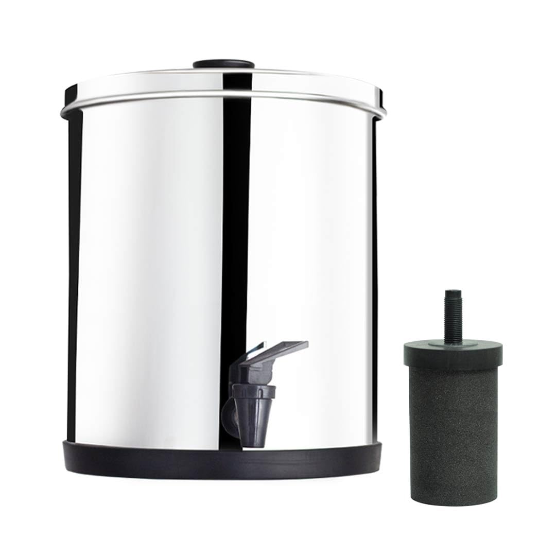 AquaEasy Go Stainless Steel 50 Cup Water Filter Dispenser
