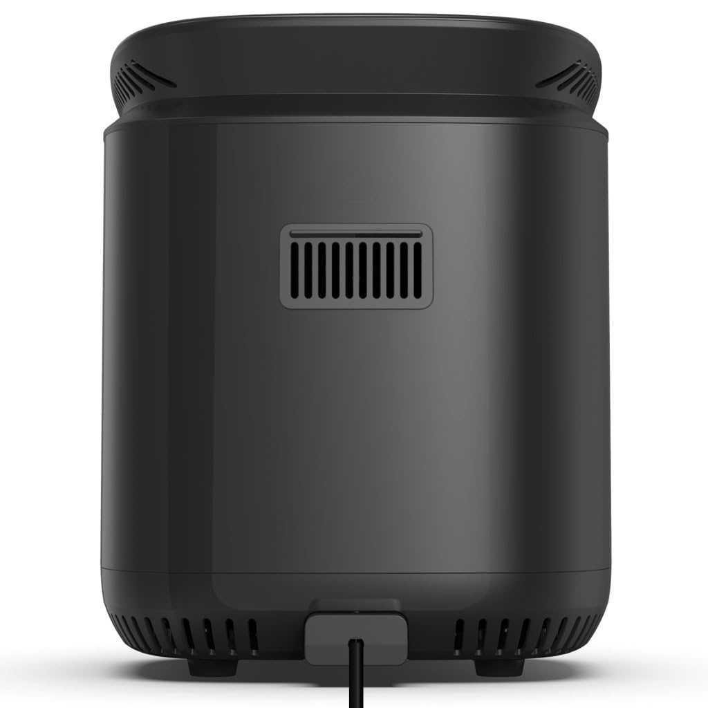 AirFit, friggitrice ad aria calda con 12 programmi, 3,5 l, 1500 W, 30-200 °C, friggitrice antiaderente, lavabile in lavastoviglie (nero)