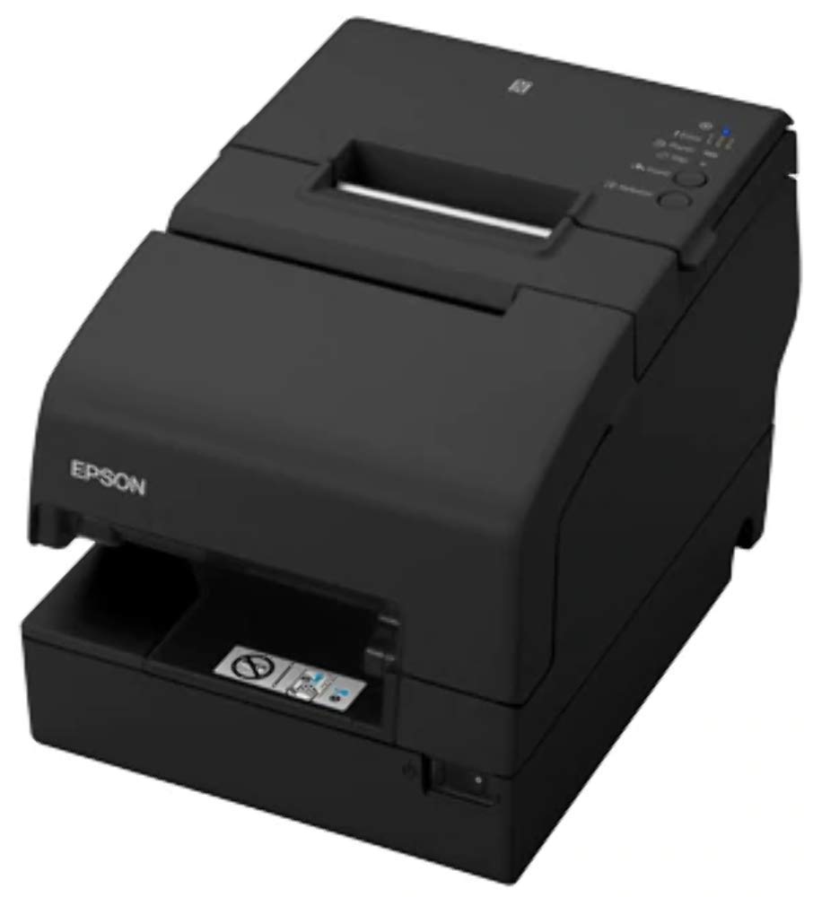 Epson TM H6000V-​204P1 - Imprimante de reçus - Thermique en Ligne/​matricielle - 230 x 297 mm, Rouleau (7,​95 cm) - 180 x 180 PPP - 9 pin - jusqu'à 350 mm/​Sec - USB, LAN, série, NFC, hôte USB 2.0 - Noir