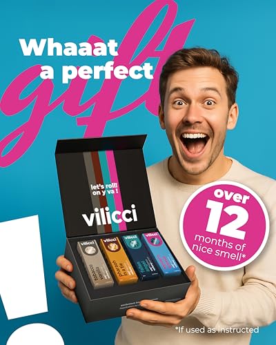 Image of Vilicci Car Air Freshener | Luxurious Auto Perfume | Premium Hanging Air Freshener | Long Lasting Fragrance for Auto and Home | 1 Bottle of Car Scent (4 Count (Pack of 1), Gift Set)
