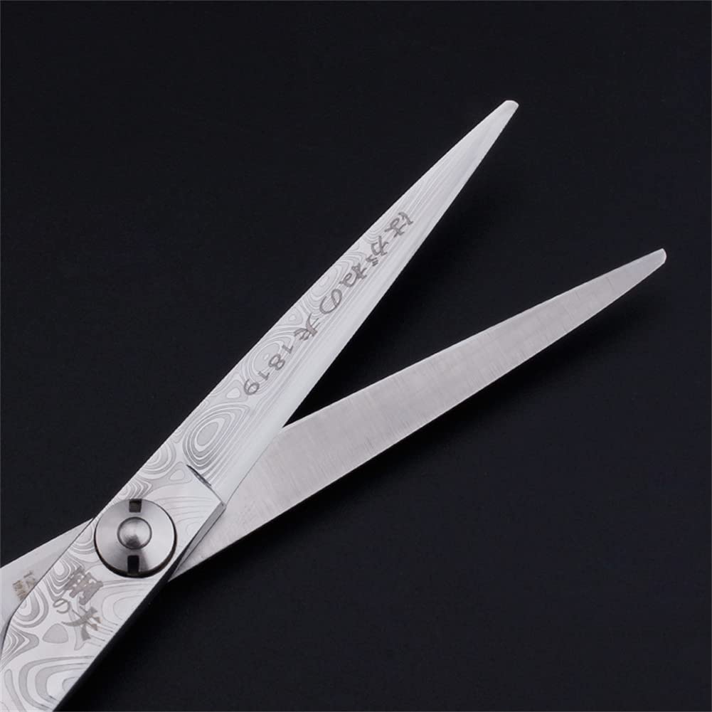 Ciseaux De Coupe De Cheveux De 6,0 Pouces Set, 440C Japonais en Acier Inoxydable Ciseaux De Cheveux Ciseaux De Cheveux, pour Hommes Femme Enfants Animaux Domestiques Salon Barber