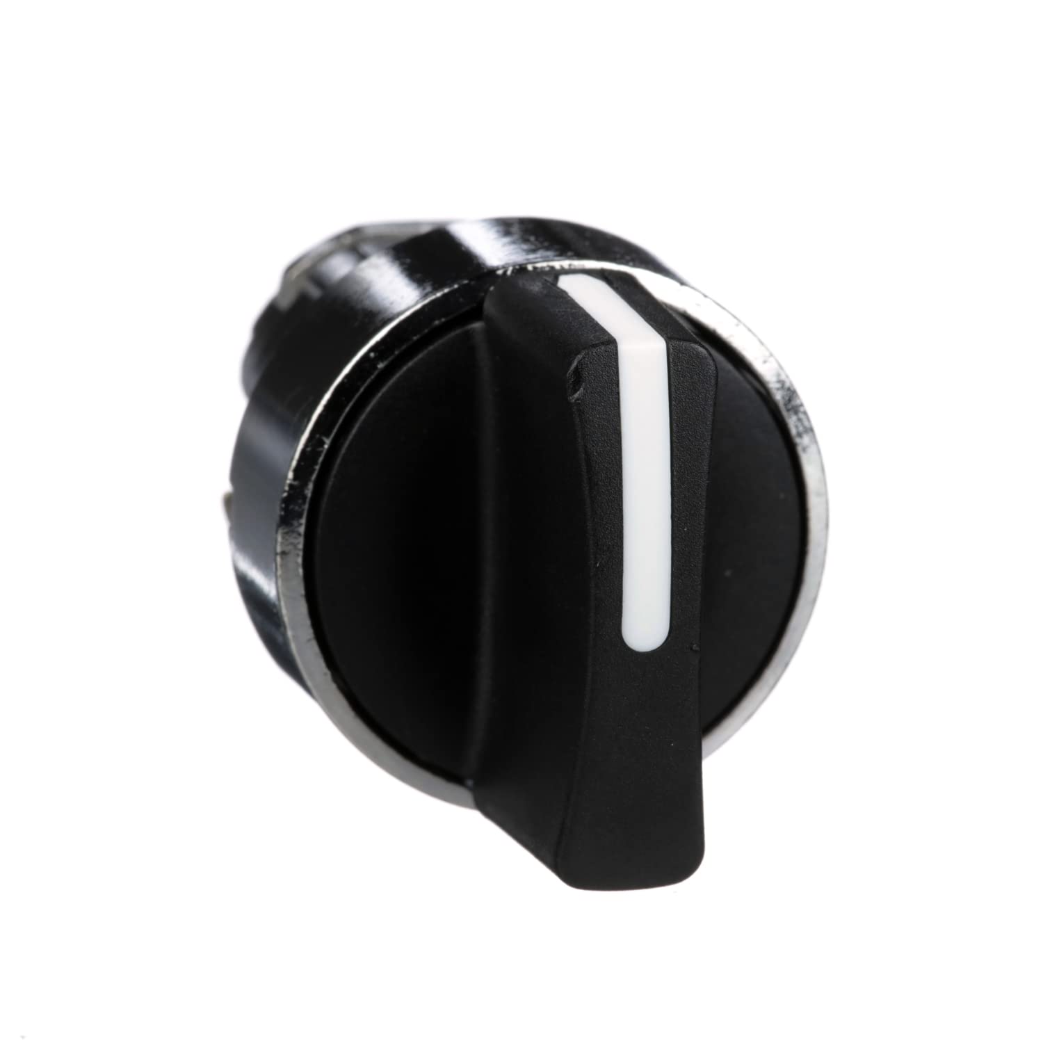Schneider Electric Harmony XB4 Series 3 Position Selector Switch Head, 22mm Cutout, Black Handle