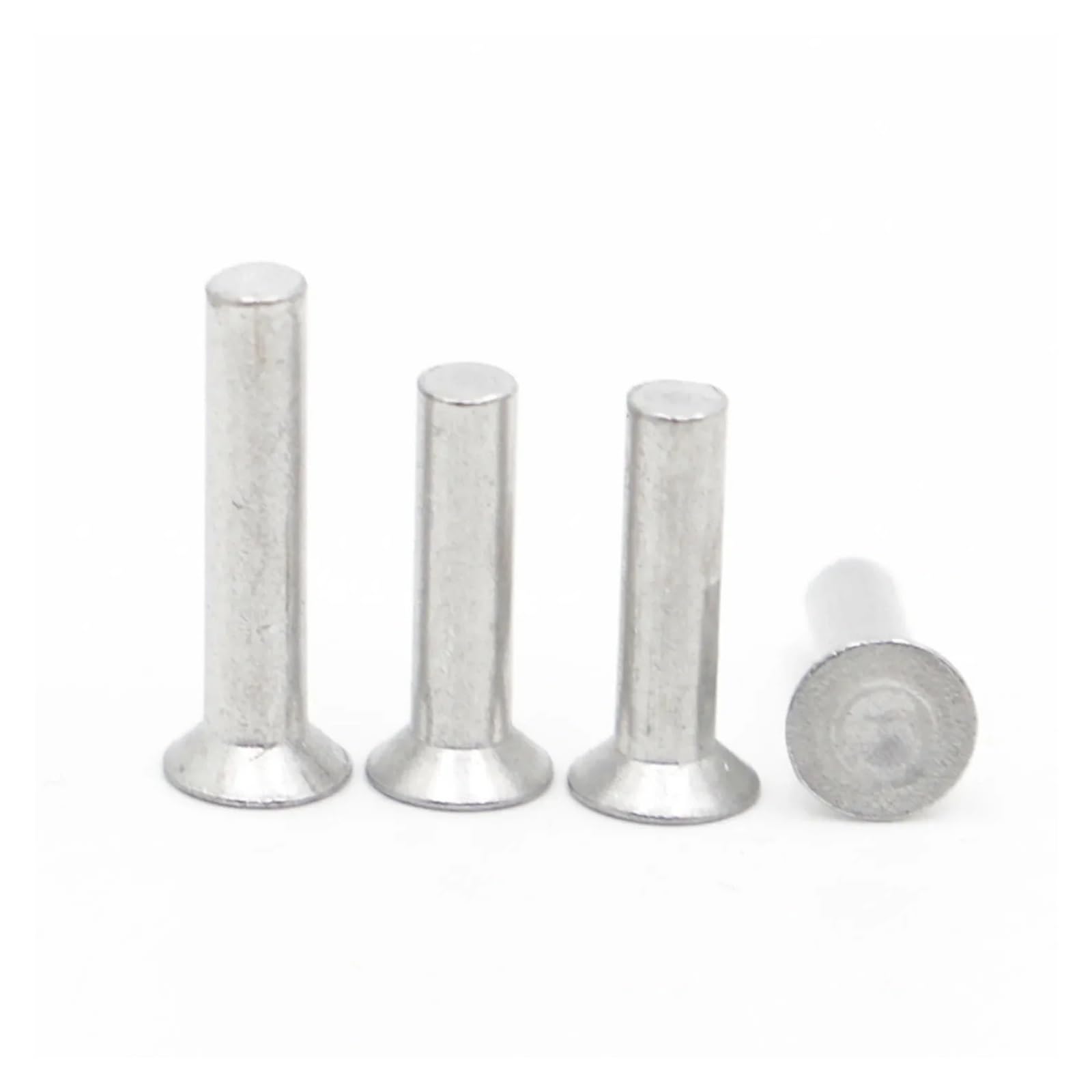 Liuch 20Mm M2 M2.5 M3 M4 M5 M6 M8 Countersunk Head Rivets Aluminum Solid Rivet Gb869(M5 20Pcs,)