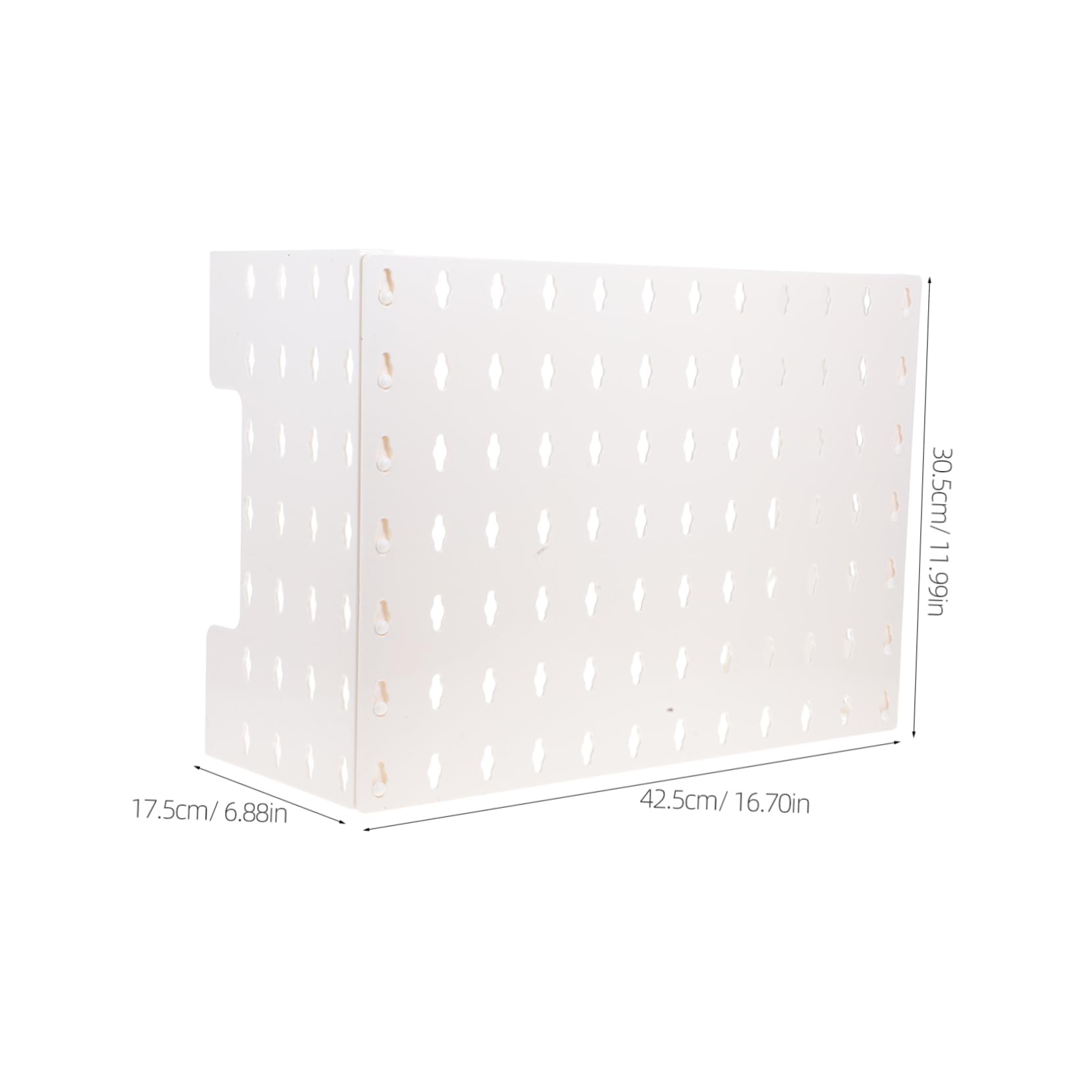 Cabilock Pegboard for Garage Kitchen Pegboard Home Storage Rack Plastic Panels Tool Organizer Wall Storage