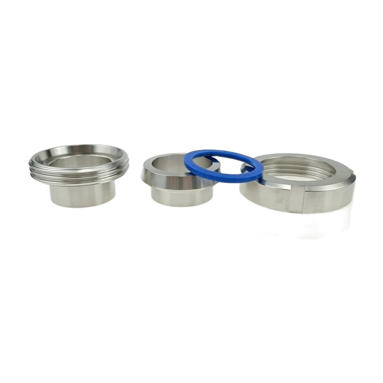 Conexión de tubería roscada DN40 DIN11851, unión de Soldadura, Acoplamiento SS304, Juego Completo