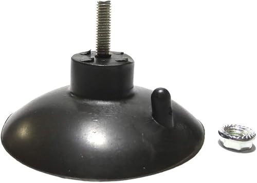 M6 - D 3.1 in (D 3.15") Potente tornillo de extensión fuerte gancho de ventosa con tuerca de bloqueo, multiusos, succión mejorada, para fijación de