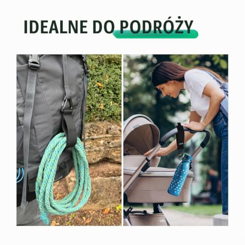 greate 6 x organizer na kabel przedłużający i wieszak do 22 kg – zapięcie na rzep z hakiem na kable i węże – idealne akcesoria warsztatowe