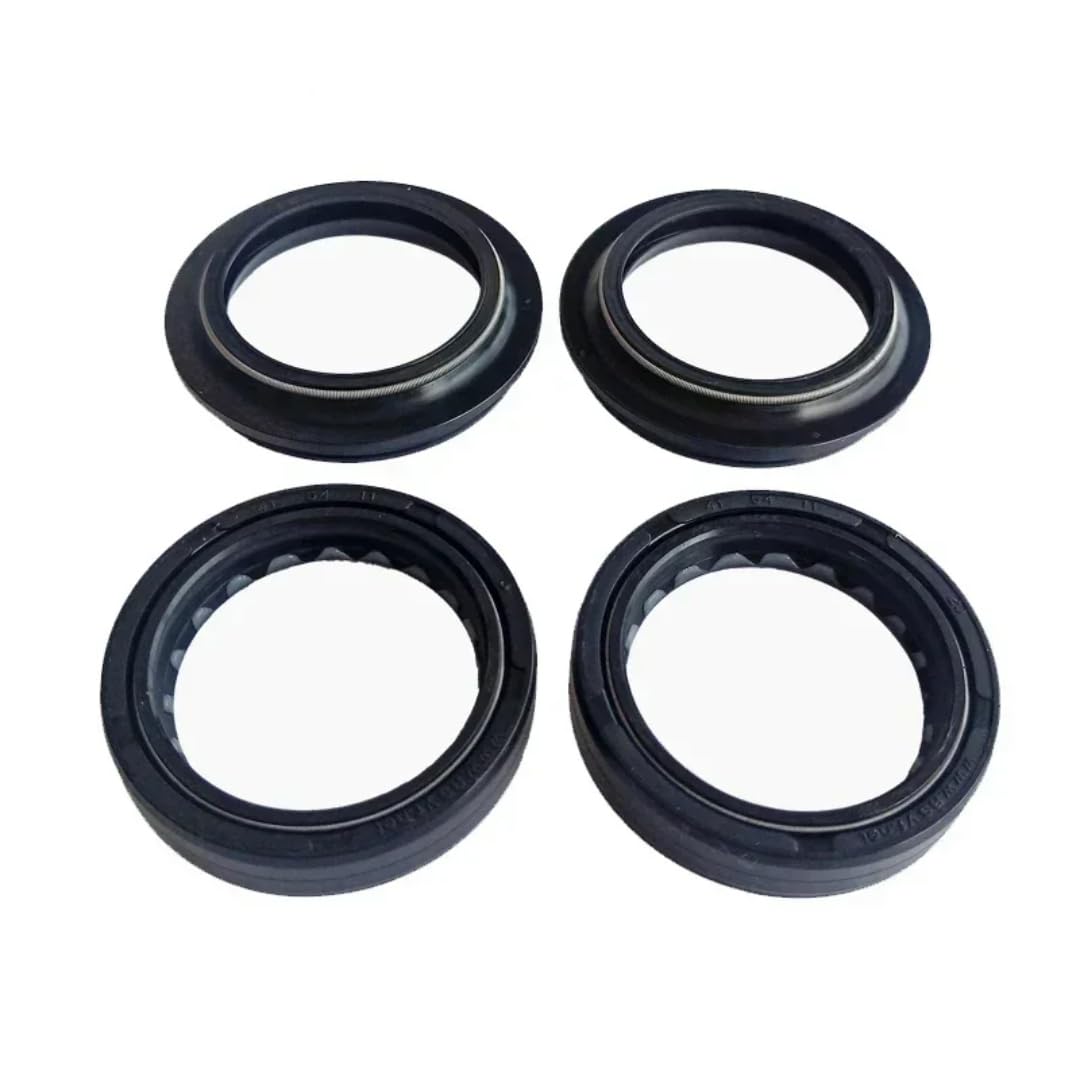 Retén Aceite para Harley-Davidson FLHRS/FLHT/FLSTC/FLSTF/FXST/FXSTC/FXSTD 1584, Cubierta Antipolvo del Sello de Aceite de la Horquilla Delantera de 41x54x11mm