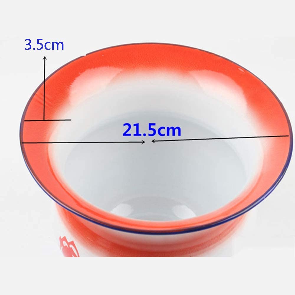 XBSXP Potty Urinals Enamel Spittoon Bedpans Toilet Portable Urine Bucket with Lid Chamber Pots Urinal Toilets,Suitable for Women, Elderly, Children