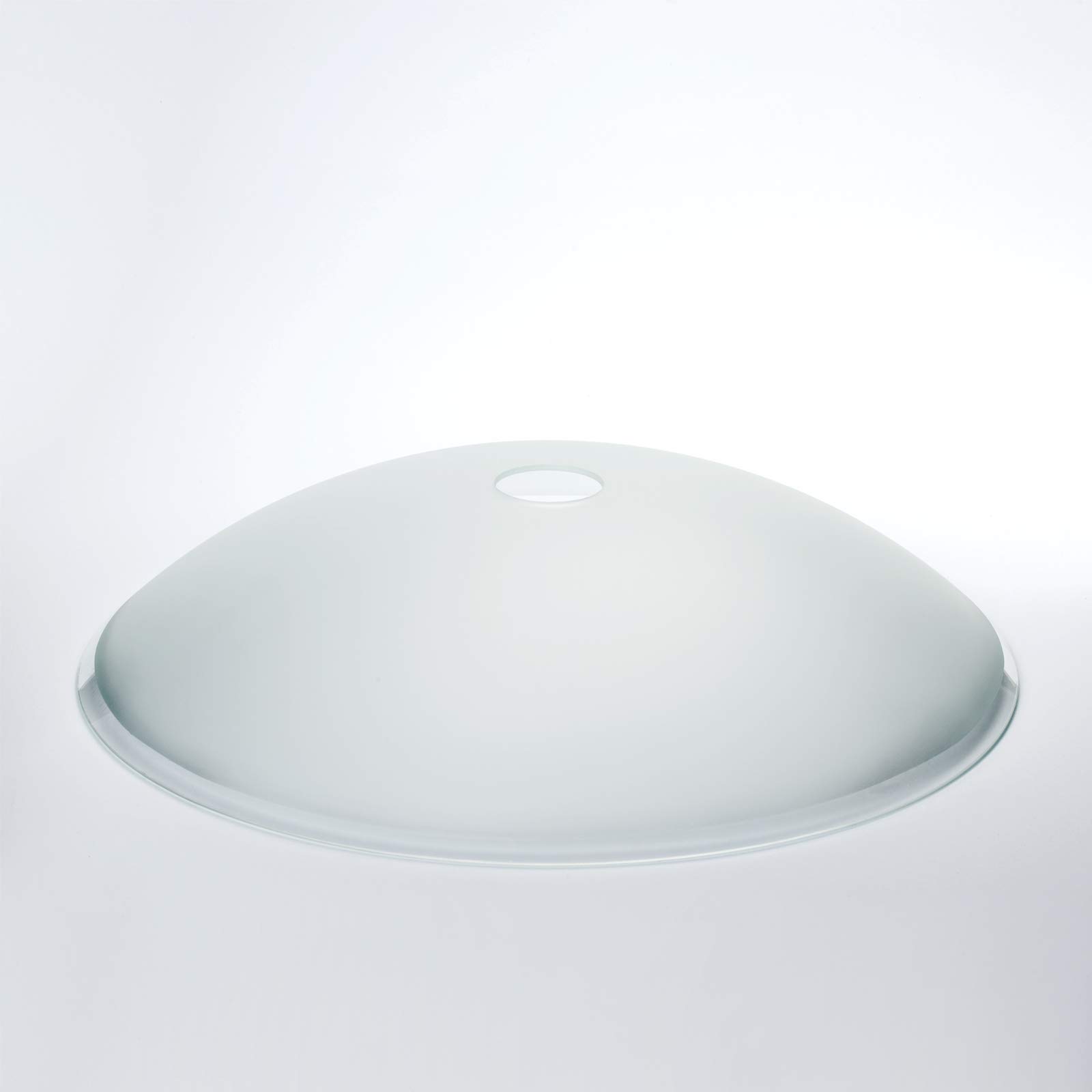 Vetro di ricambio opaco, con apertura in vetro 42 mm per E27, Ø 390 mm (Ø 390 mm trasparente)