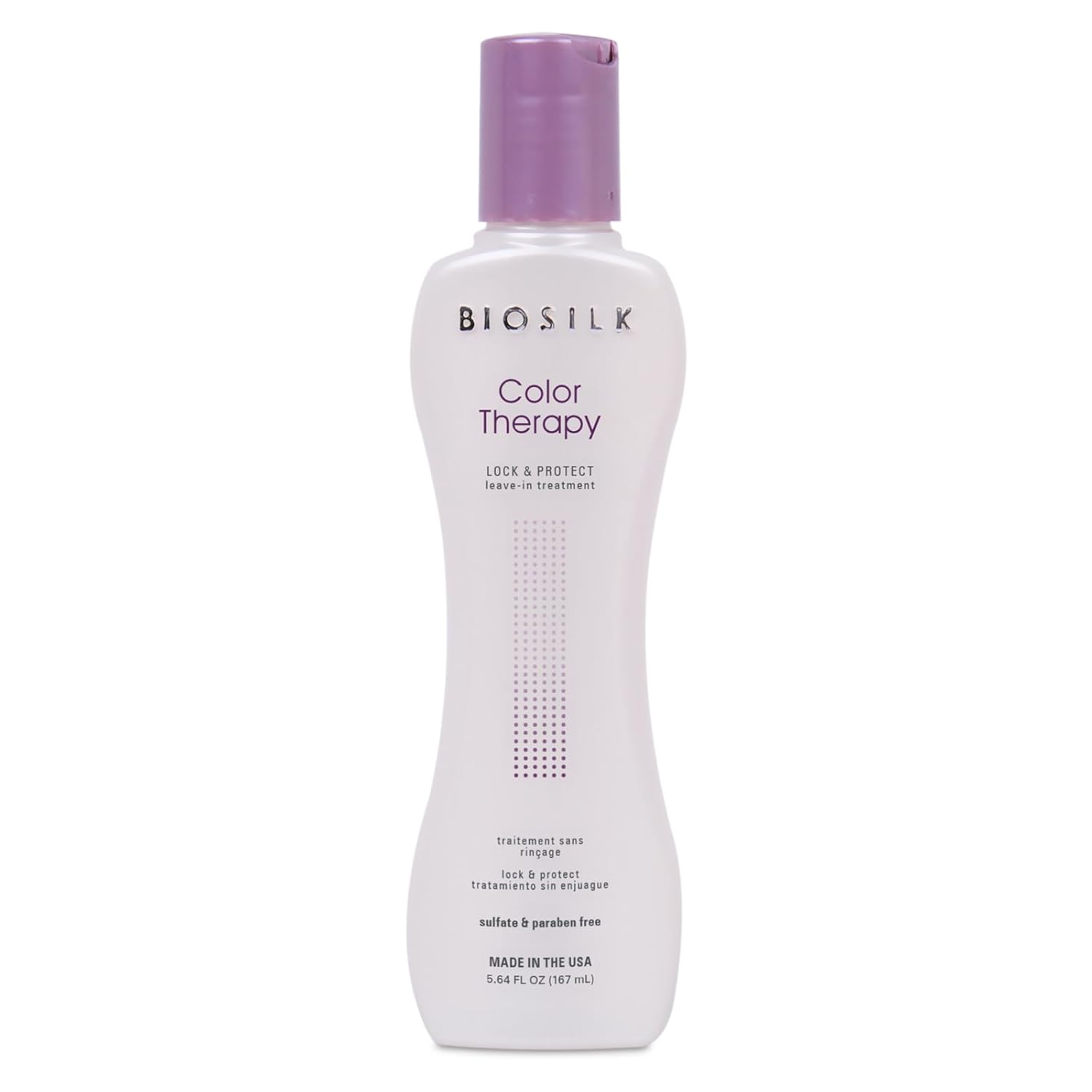 BioSilk Color Therapy Lock & Protect, Prevents Color Loss & Strengthens Hair, Keeps Color Vibrant & Rich, Sulfate, Paraben & Cruelty-Free, 5.64 Oz