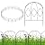 MOOACE Decorative Garden Fence 20 Pack, 16.5 in(H) X 20 Ft(L) Garden Border Fencing, No Dig Fence Animal Barrier fence for Dog Rabbit Pet, Rustproof Metal Wire Panels for Yard Landscape Patio Outdoor