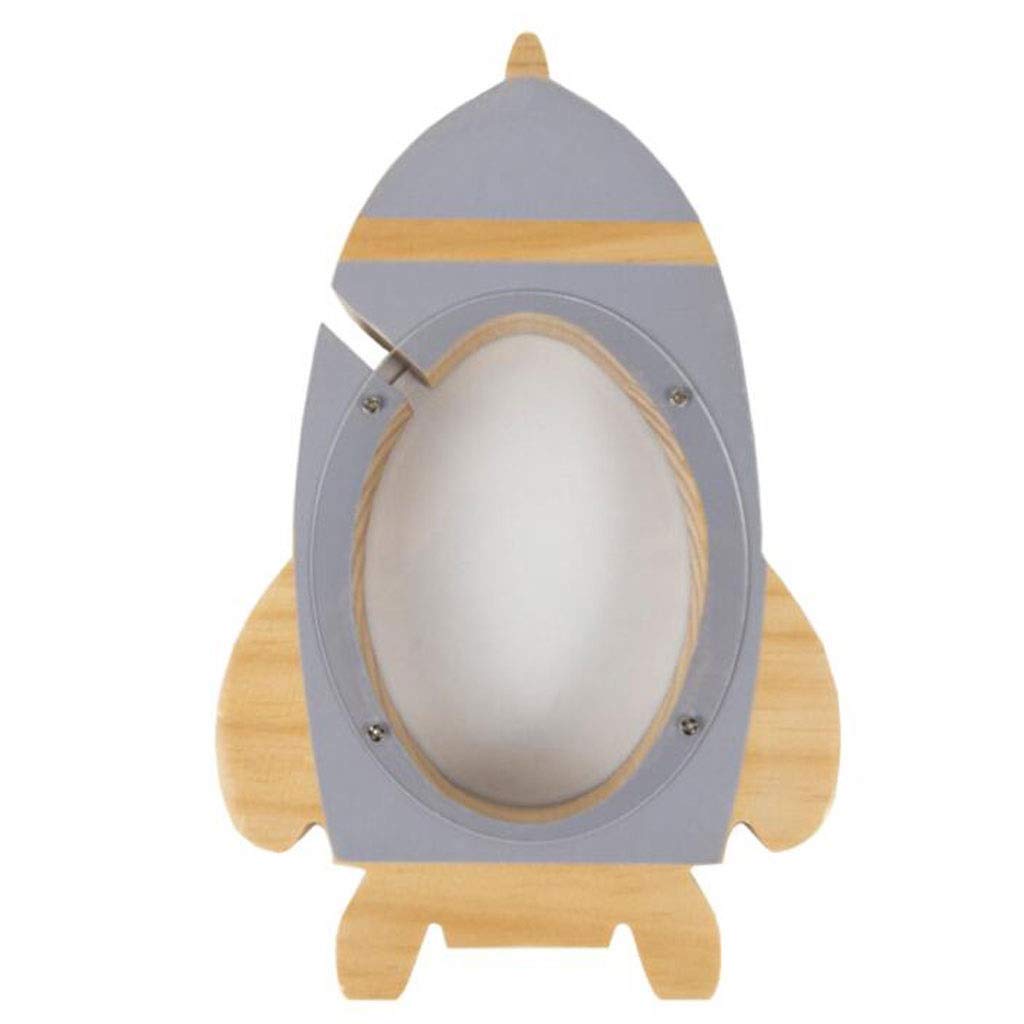 Acrylic Rocket Hollow Piggy Bank Unique Money for Adults And Kids Stores Cash And Coins Kids' Banks