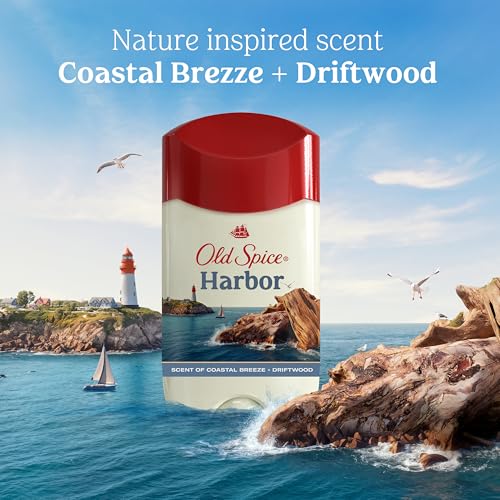Old Spice Antiperspirant & Deodorant for Men, 24/7 Sweat & Odor Protection, 24/7 Freshness with Long Lasting Scent, Gentle on Skin, Dry Feel, Harbor with Coastal Breeze Scent, 2.6 oz (Pack of 3) - image 7
