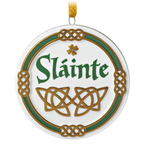 Hallmark Keepsake Christmas Ornament 2020, An Irish Toast Sláinte, Porcelain (1799QGO1991)