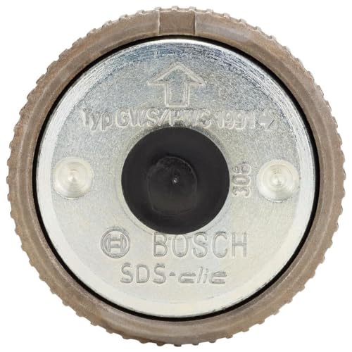 Bosch Accessories 1603340031 Schnellspannmutter SDS Clic M14 (Zubehör Winkelschleifer) Silber Dicke: 14 mm (1er Pack)