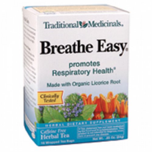 Traditional Medicinals Herb Tea, Organic Breathe Easy Tea, 16 Bags