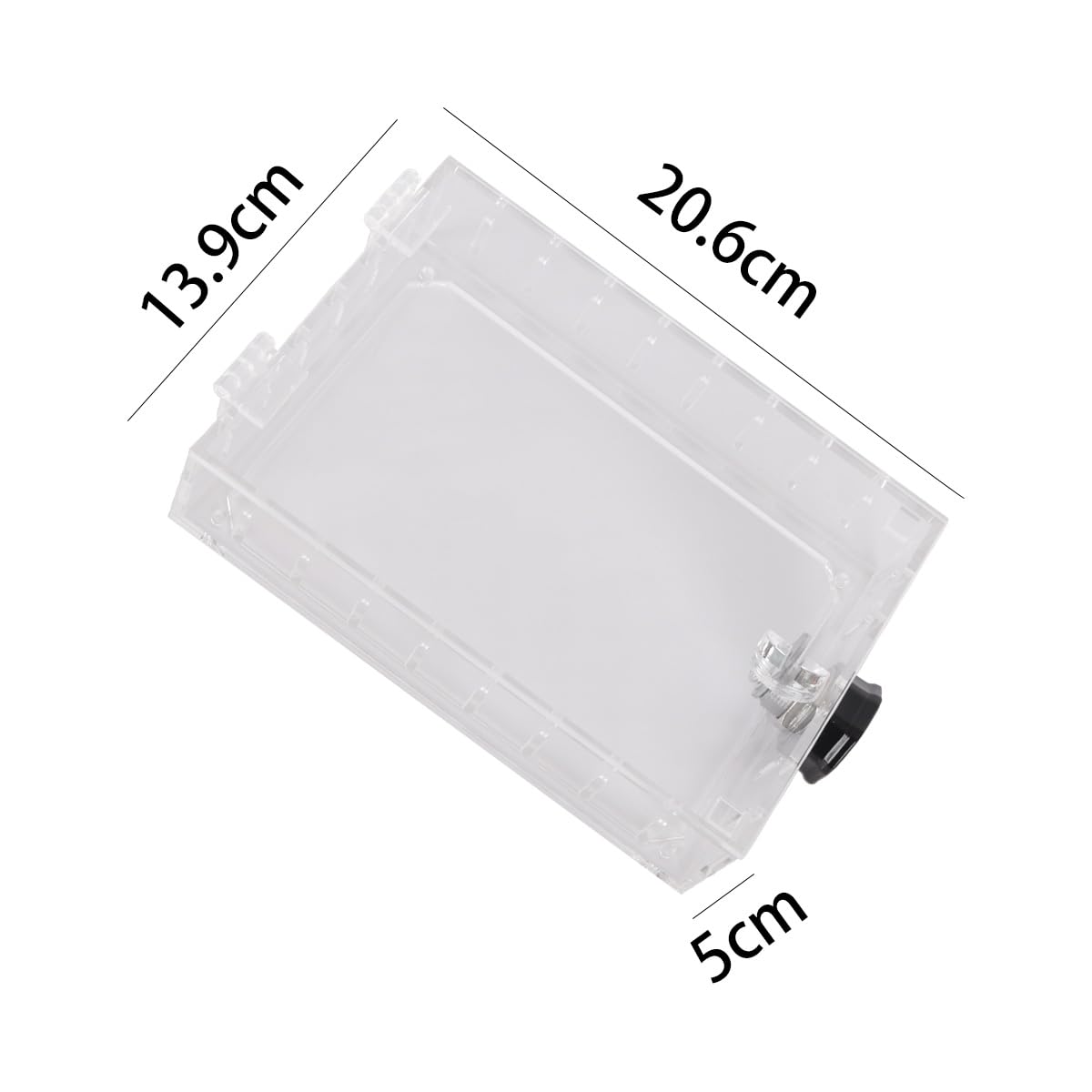 Alide Cubierta De Termostato Con Cerradura, Caja De Protección De Acrílico Para Montaje En Pared, Cubierta Protectora De Termostato, Caja Antipolvo Con Tornillos Y Pernos