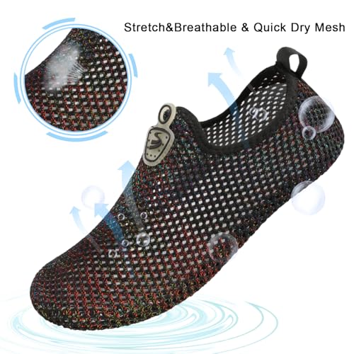 Image of Spesoul Womens Mens Water Shoes Quick Dry Beach Swim Shoes Barefoot Aqua Socks Outdoor Sand Socks for Pool River Diving