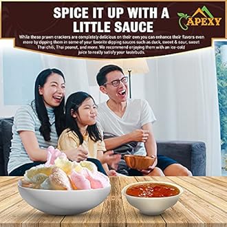 Apexy Prawn Crackers, Multi Color, Pack of 2