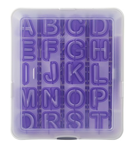 Wilton Letter And Number Fondant Cutters Set, 40-Piece #TOP1